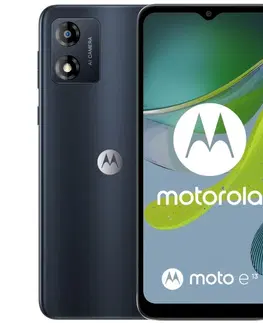Mobilné telefóny Motorola Moto E13, 8128GB, Cosmic Black