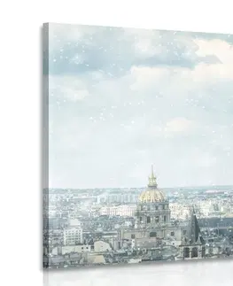 Obrazy mestá Obraz zimný Paríž