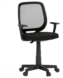 Kancelárske stoličky Kancelárska stolička KA-W022 Autronic Čierna