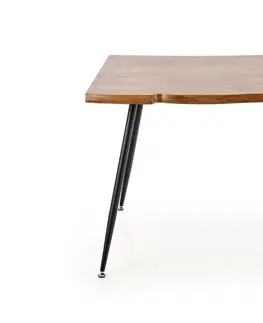 Jedálenské stoly HALMAR Larson jedálenský stôl dub prírodný / čierna