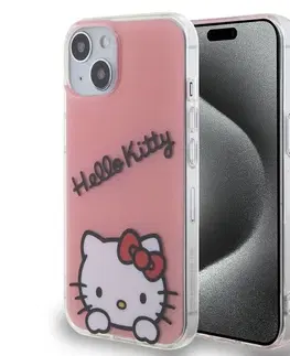 Puzdrá na mobilné telefóny Zadný kryt Hello Kitty IML Daydreaming Logo pre Apple iPhone 13, ružová 57983116918