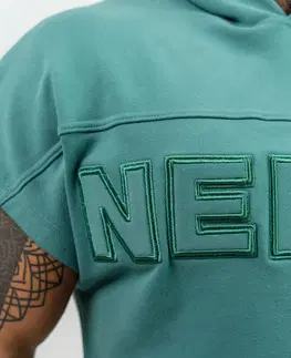 Pánske tričká Rag top s kapucňou Nebbia Champion 706 Green - L