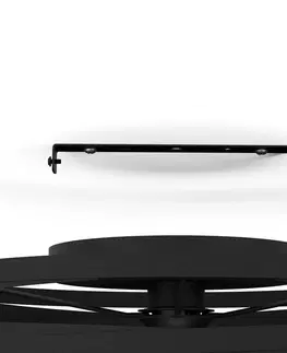 Stropné svietidlá EGLO Stropné svietidlo Cremella s kruhovým dizajnom, čierne