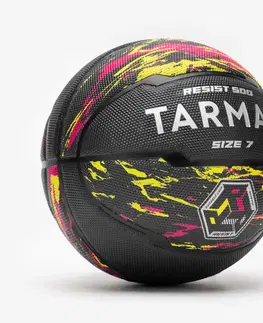basketbal Basketbalová lopta veľkosť 7 R500 červeno-žltá
