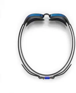 plávanie Plavecké okuliare BFast zrkadlové sklá jednotná veľkosť čierno-modré