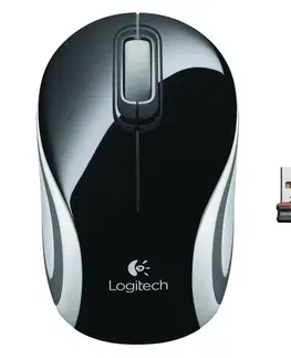 Myši Kancelárska myš Logitech bezdrôtová Mini M187, čierna 910-002731