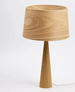 Stolové lampy Aluminor Stolová lampa Totem LT vo vzhľade prírodného dreva