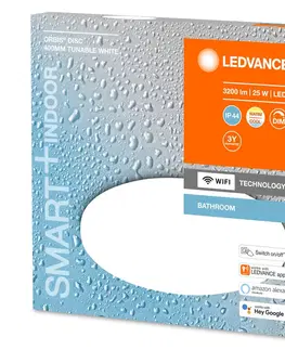 SmartHome stropné svietidlá LEDVANCE SMART+ LEDVANCE SMART+ WiFi Orbis Disc, biela, Ø 40 cm