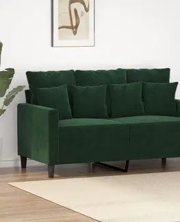 Pohovky a gauče 2miestna pohovka 120 cm Dekorhome Zelená
