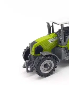 Hračky - dopravné stroje a traktory WIKY - Kovový Traktor s postrekom 17cm