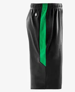 nohavice Futbalové šortky Viralto Club dlhé zeleno-sivé