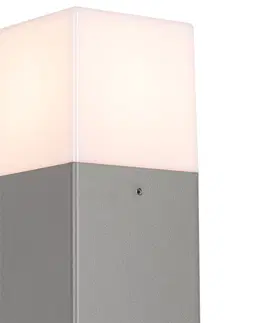 Vonkajsie osvetlenie Moderné stojace vonkajšie svietidlo šedé 70 cm IP44 - Dánsko