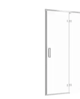 Sprchovacie kúty CERSANIT - Sprchové dvere LARGA chróm 120X195, pravé, číre sklo S932-118
