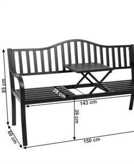 Záhradné lavice Záhradná lavička so stolíkom DAGNO Tempo Kondela