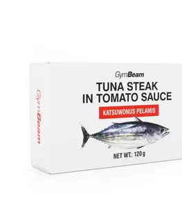 Ryby GymBeam Steak z tuniaka v paradajkovej omáčke 8 x 120g