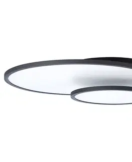 Stropné svietidlá Brilliant Stropné LED svietidlo Bility, okrúhle, rám čierny