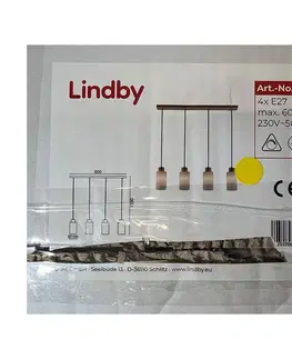 Svietidlá Lindby Lindby - Luster na lanku NICUS 4xE27/60W/230V 