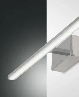 Osvetlenie obrazov Fabas Luce Nástenné svietidlo LED Nala, chróm, šírka 50 cm