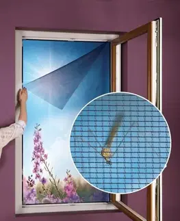 Záclony Forbyt Sieť do okna proti hmyzu a peľu 75 x 150 cm