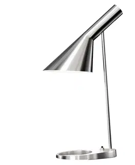 Stolové lampy Louis Poulsen Louis Poulsen AJ – dizajnérska stolná lampa, sivá