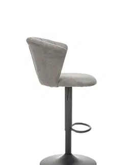 Barové stoličky HALMAR H-104 barová stolička sivá