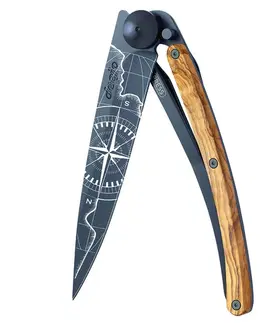 Outdoorové nože Vreckový nôž Deejo 3GB054 Giant black Terra Incognita