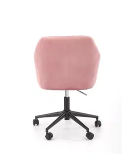 Kancelárske stoličky Kancelárska stolička FRESCO Halmar Svetlo ružová