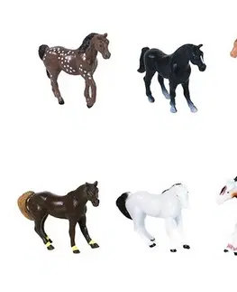 Hračky - figprky zvierat RAPPA - Kone plastové 5 ks