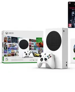 Herné konzoly Xbox Series S + Xbox Ultimate Game Pass 3 mesačné predplatné (Starter Bundle) RRS-00153