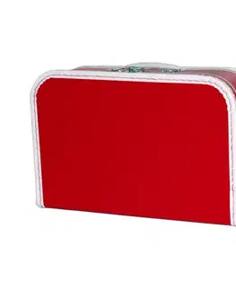 Boxy na hračky KAZETO - Kufrík 35cm červený