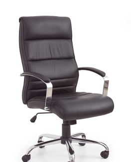 Kancelárske stoličky HALMAR Teksas kancelárske kreslo s podrúčkami čierna