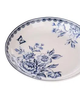 Taniere Porcelánový hlboký tanier Blue Rose, 14,5 cm