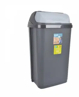 Odpadkové koše Kinekus Kôš na odpad zasúvací 50l, plastový, RASMUS grafit