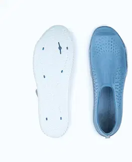 obuv Obuv na cvičenie vo vode Fitshoe denimovo modrá