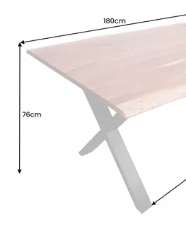 Jedálenské stoly Jedálenský stôl ATHAMÁS X Dekorhome 160 cm