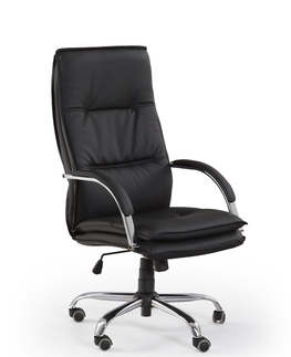 Kancelárske stoličky HALMAR Stanley kancelárske kreslo s podrúčkami čierna