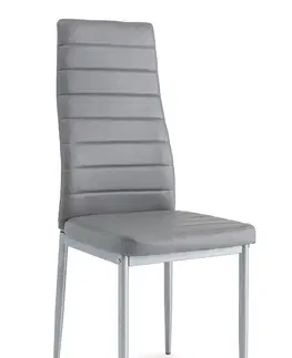 Kuchynské stoličky Jedálenská stolička VERME, šedá/alumínium