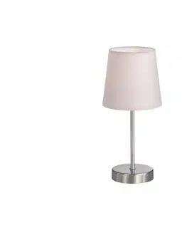 Lampy Wofi Wofi 8324.01.94.8000 - Stolná lampa CESENA 1xE14/42W/230V ružová 