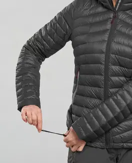 bundy a vesty Dámska páperová bunda MT100 na horskú turistiku s kapucňou do -5 °C