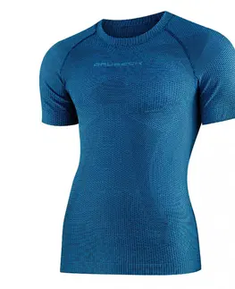 Pánske tričká Pánske tričko Brubeck 3D Run PRO s krátkym rukávom Black - M