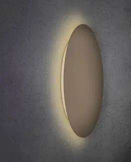 Nástenné svietidlá Escale Escale Blade nástenné LED svetlo bronzová Ø 79 cm