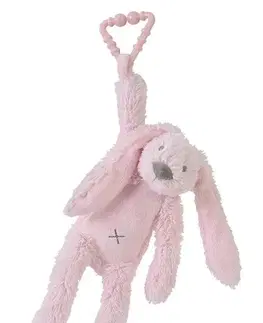 Plyšové hračky HAPPY HORSE - králik Richie na zavesenie - Ružový