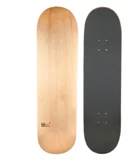 skateboardy Doska z javora s nainštalovaným gripom DK100 veľkosť 8,5"