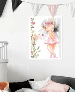Obrazy do detskej izby Obrazy na stenu do detskej izby - Mica balerína