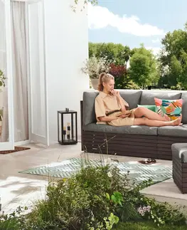 Outdoor Furniture Sets Podnožka s pohodlným vankúšom