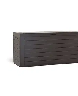 Úložné boxy Záhradný box Woodebox hnedá, 280 l, 116 x 55 x 44 cm 