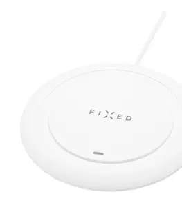Bezdrôtové nabíjačky FIXED Pad Podložka pre rýchle bezdrôtové nabíjanie telefónu, 10 W, biela FIXPAD-WH