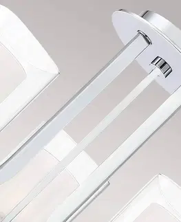 Stropné svietidlá QUOIZEL Stropné svietidlo Kolt IP44 s dvojitým skleneným tienidlom