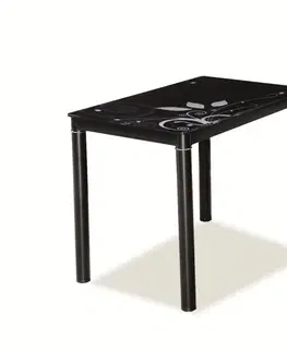 Jedálenské stoly TAMAR jedálenský stôl 80x60, čierny