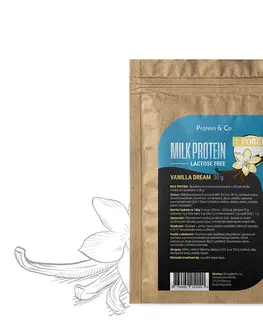 Športová výživa Protein & Co. MILK PROTEIN Lactose free - 1 porcia 30 g Zvoľ príchuť: Vanilla dream